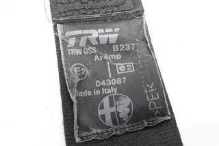 E2043087, 16398 , art8269457 Ремень безопасности передний правый Alfa Romeo 166 Арт 8269457, вид 8