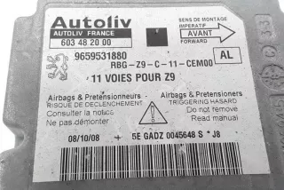 9659531880, 603482000, 216196945 , art8272471 Блок AirBag Peugeot 607 Арт 8272471, вид 2