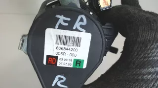 606844200 Ремень безопасности передний правый Mitsubishi Colt 6 Арт 7237866, вид 2