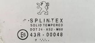 9202C8 Стекло двери сдвижной Peugeot 1007 Арт 2084045, вид 2