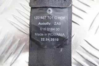 1Z0857701C , art3035241 Ремень безопасности передний левый Skoda Octavia A5 restailing Арт 3035241, вид 5