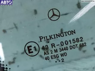 A2036703512 Стекло кузовное боковое заднее левое Mercedes C W203 Арт 53686280, вид 2