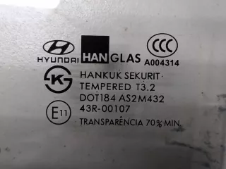  Стекло двери задней левой Hyundai Matrix Арт 8553683, вид 2