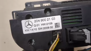 2049002103 Блок управления печки / климат-контроля Mercedes C W204 Арт 8597092, вид 3