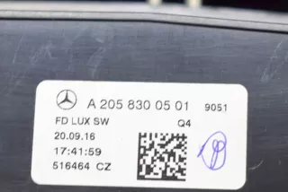 A2058300501, A2056800491 , art9053569 Накладка декоративная на торпедо Mercedes C W205 Арт 9053569, вид 4