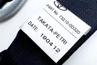 73210-0D320, 502KF46177 , art5463501 Ремень безопасности передний правый Toyota Yaris 1 Арт 5463501, вид 3