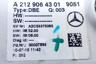 A0128206610, A2129064301 , art5984085 Фонарь салона (плафон) Mercedes E W212 Арт 5984085, вид 5