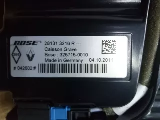 281313216R Сабвуфер RENAULT MEGANE III 1.5 TDI 2012 Renault Megane 3 Арт AV52427, вид 8
