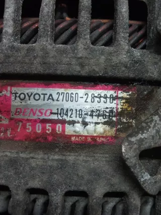 27060-28330 Генератор TOYOTA RAV4 XA30 2.0 2008 Toyota Rav 4 3 Арт AV56585, вид 7