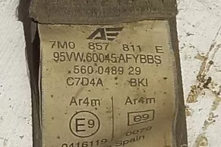 7M0857811E , art9205370 Ремень безопасности задний левый Ford Galaxy 1 Арт 9205370, вид 3