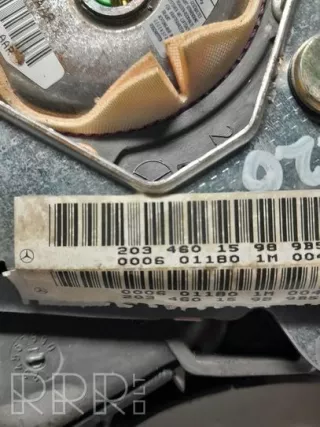 2034601598 , artRAV1662 Подушка безопасности водителя Mercedes C W203 Арт RAV1662, вид 1
