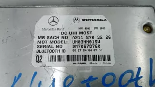 а2118703226 Блок управления Bluetooth Mercedes ML W164 Арт 4NK01XG01, вид 4