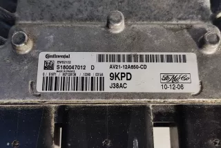 J38AC, 9KPD, S180047012D , art9665792 Блок управления двигателем Ford Fiesta 6 Арт 9665792, вид 4