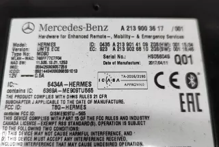 A2139003617, A2139026810, A2139014109 , art9804100 Блок Bluetooth Mercedes E W213 Арт 9804100, вид 6