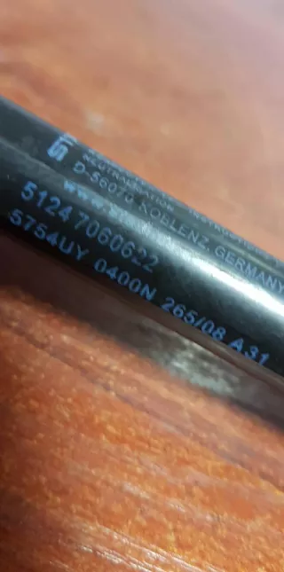 7060622 , art651684 Амортизатор крышки багажника (3-5 двери) BMW 1 E81/E82/E87/E88 Арт 651684, вид 2