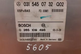 0265109498, 0315450732, #5605 , art2745180 Блок управления ABS Mercedes E W210 Арт 2745180, вид 2