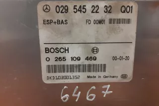 0265109469, 0295452232, #6467 , art465035 Блок управления ABS Mercedes E W210 Арт 465035, вид 2