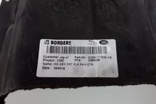 GX63111B30AB , art8073614 Тепловой экран глушителя Land Rover Range Rover Velar Арт 8073614, вид 4