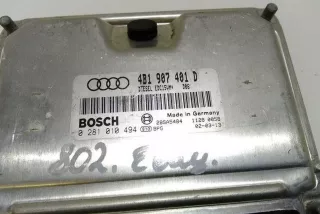 4B1907401D, 0281010494 , art9739434 Блок управления двигателем Audi A6 C5 (S6,RS6) Арт 9739434, вид 2