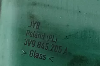 3V9845205A , art9866432 Стекло двери задней левой Skoda Superb 3 Арт 9866432, вид 6