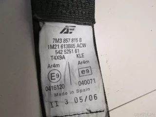 7M3857815C041 Ремень безопасности Seat Alhambra 1 Арт E80742126, вид 3
