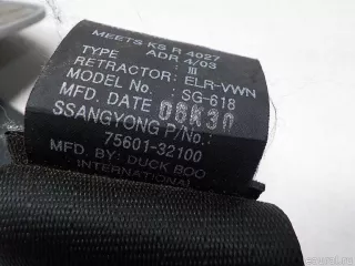 7560132100LAM Ремень безопасности SsangYong Actyon 1 Арт E51862443, вид 3