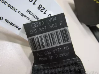 4F0857805E Ремень безопасности Audi A6 C6 (S6,RS6) Арт E80128196, вид 2