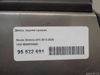 5E9833056C Дверь задняя правая Skoda Octavia A7 Арт E95522691, вид 17