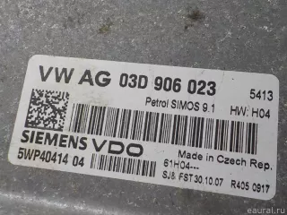 03D906023 Блок управления двигателем Skoda Fabia 2 restailing Арт E31395743, вид 4