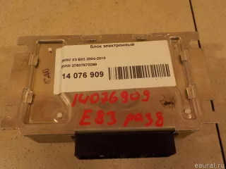 27607570299 Блок электронный BMW X3 E83 Арт E14076909, вид 4