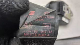 1P0857806CRAA Ремень безопасности задний правый Seat Leon 2 Арт 8833286, вид 3