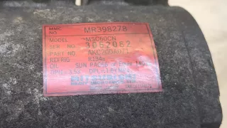 MR460070 Компрессор кондиционера Mitsubishi Space Star 1 Арт 8833334, вид 2
