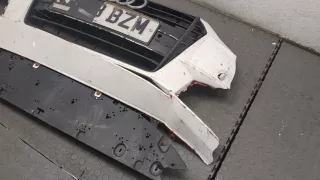 8W0807065A Бампер передний белый Audi A4 B9 Арт 8847623, вид 2