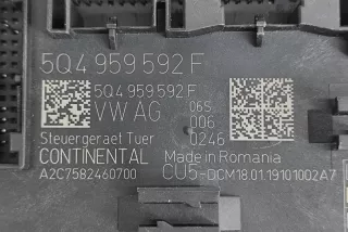 5Q4959592F, A2C7582460700 , art9942125 Блок управления двери передней правой Audi A1 Арт 9942125, вид 7