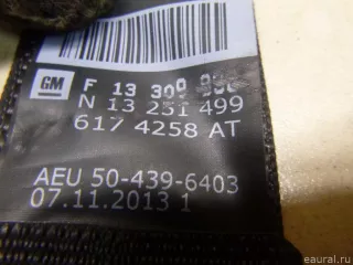 13309838 Ремень безопасности Opel Astra J Арт E60136127, вид 3
