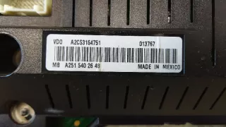 A2515402648 Щиток приборов (приборная панель) Mercedes ML W164 Арт W26492, вид 4