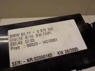 64116972163 BMW Блок управления климатической установкой BMW X5 E53 Арт E41072801, вид 6