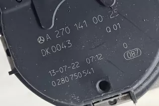 A2701410025, 0280750541 , art10275360 Заслонка дроссельная Mercedes C W205 Арт 10275360, вид 3