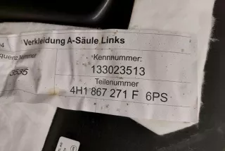 4H1867271F, 4H0947417 , art10789504 Накладка на порог Audi A8 D4 (S8) Арт 10789504, вид 2
