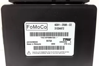 6G912598CE, 31334872 , art10248708 Блок ручника (стояночного тормоза) Volvo S60 2 Арт 10248708, вид 2