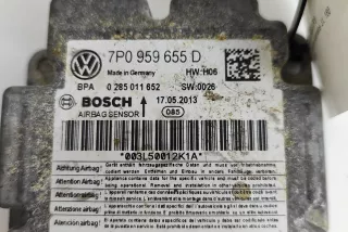 7P0959655D, 0285011652 , art10303086 Блок AirBag Volkswagen Touareg 2 Арт 10303086, вид 7