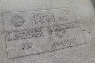 7H5807490 , art10372177 Заглушка (решетка) в бампер передний Volkswagen Transporter T5 Арт 10372177, вид 5
