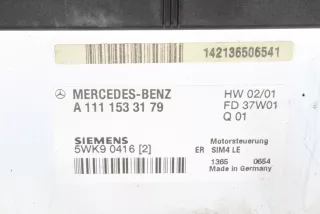 A1111533179, 5WK90416 , art10313557 Блок управления двигателем Mercedes C W203 Арт 10313557, вид 4