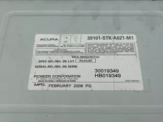 39101STKA012M1 Чейнджер Acura RDX 1 Арт 00225302, вид 5