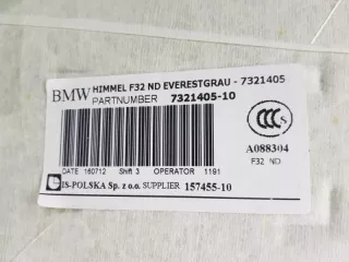 51448064052, 7321405 Обшивка потолка BMW 4 F32/F33/GT F36 Арт 147239RM, вид 10