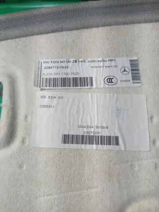 a20469071507k25 Обшивка потолка Mercedes GLK X204 Арт 159754RM, вид 8