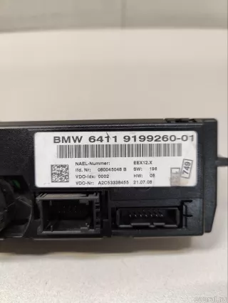 64119199260 BMW Блок управления климатической установкой BMW 1 E81/E82/E87/E88 Арт E23385365, вид 5