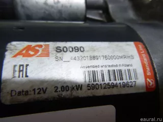 S0090 AS Стартер Skoda Fabia 2 restailing Арт E48395776, вид 7
