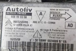 9665266080 , art11002083 Блок AirBag Citroen C5 1 Арт 11002083, вид 3