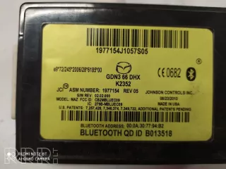 gdn66dhx, 1977154j1057s05, cb2mbluec09 , artJUT4780 Блок Bluetooth Mazda 6 2 Арт JUT4780, вид 3